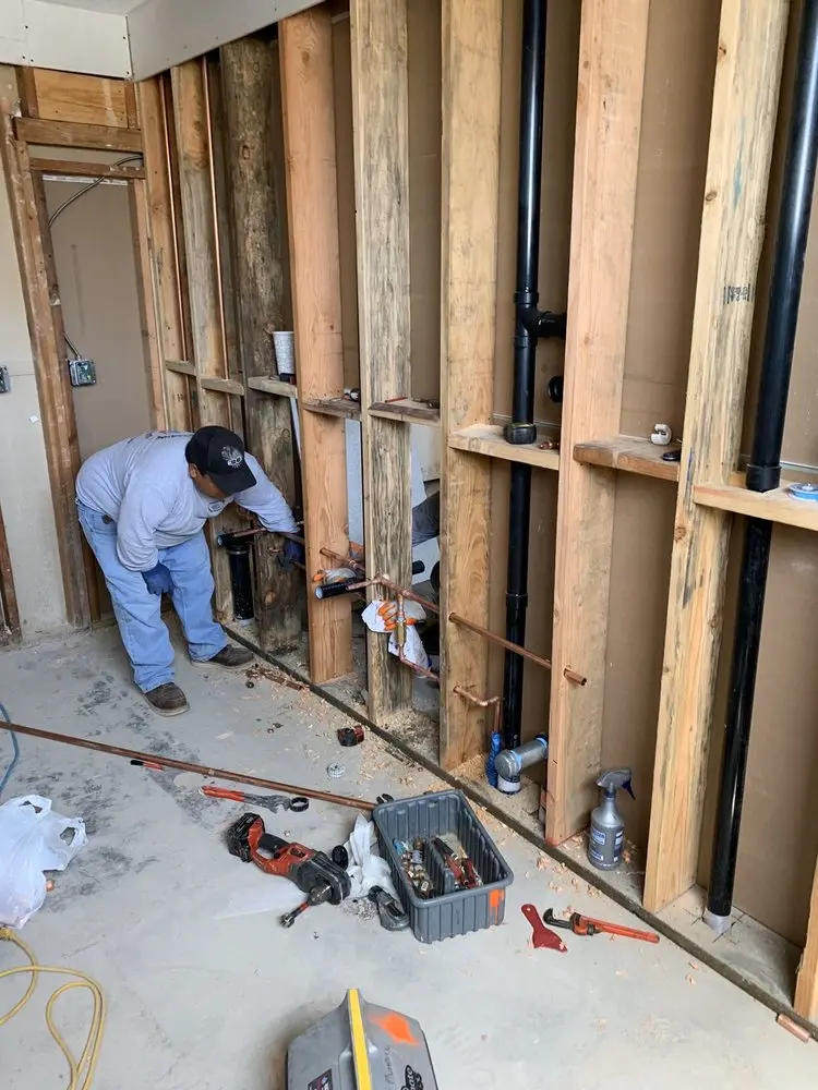 Commercial rough-in plumbing for Gas Line Repair in Clinton Heights